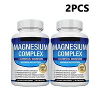 1-3PACK Magnesium Complex 1000Mg, 8 Elemental Magnesium, Gluten Free- Non-Gmo